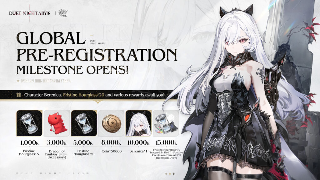 ¡Duet Night Abyss anuncia las recompensas por los pre-registros!