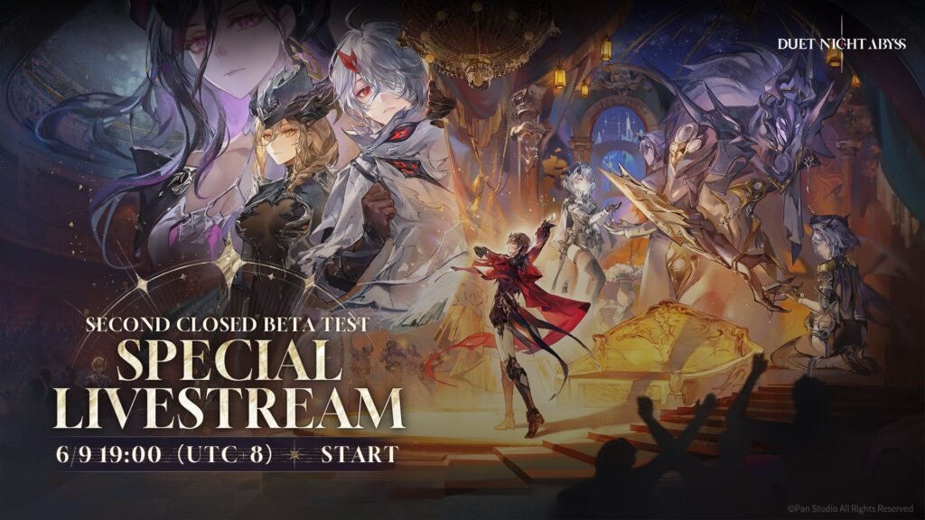 "Special Livestream" - ¡Duet Night Abyss anuncia un directo en vivo relacionado a su 2ª beta cerrada!