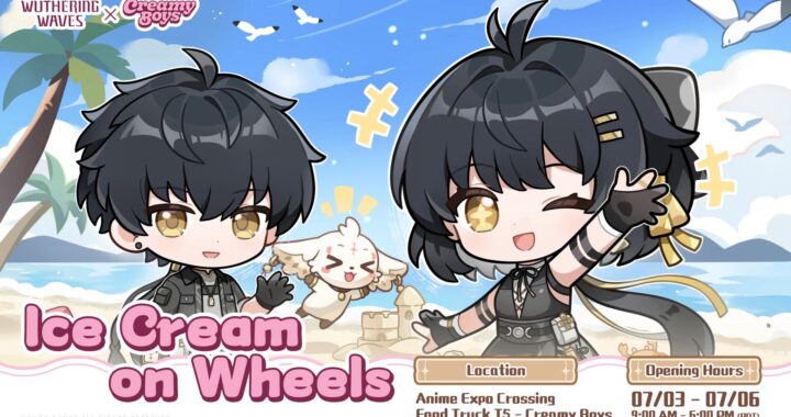 "Ice Cream on Wheels" - Wuthering Waves llega a Anime Expo con un delicioso evento junto a Creamy Boys